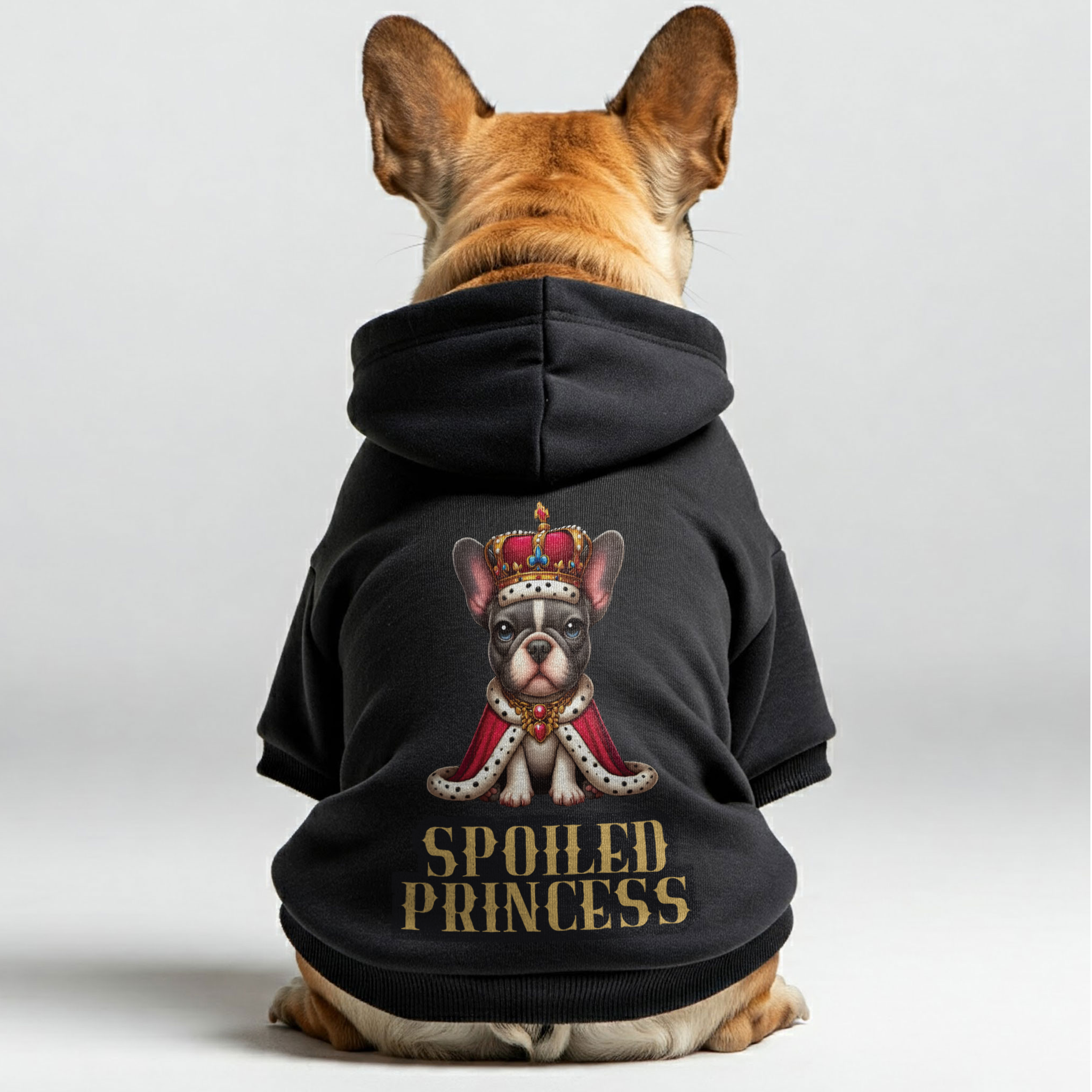 Spoiled Princess -  French Bulldog Hoodies – 100% Cotton