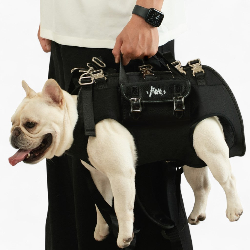 Frenchie™ SideCarry Backpack – Lightweight & Secure Pet Carrier - Frenchie.us