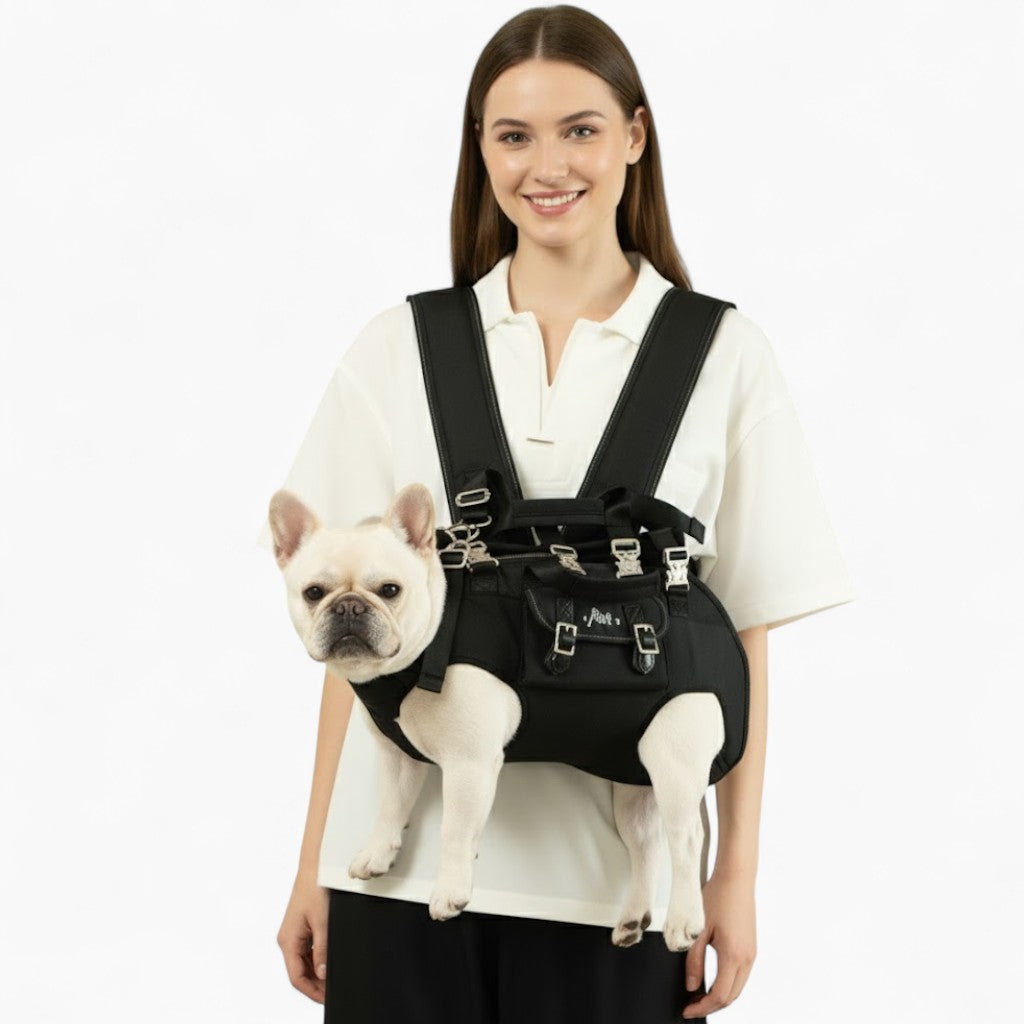 Frenchie™ SideCarry Backpack – Lightweight & Secure Pet Carrier - Frenchie.us