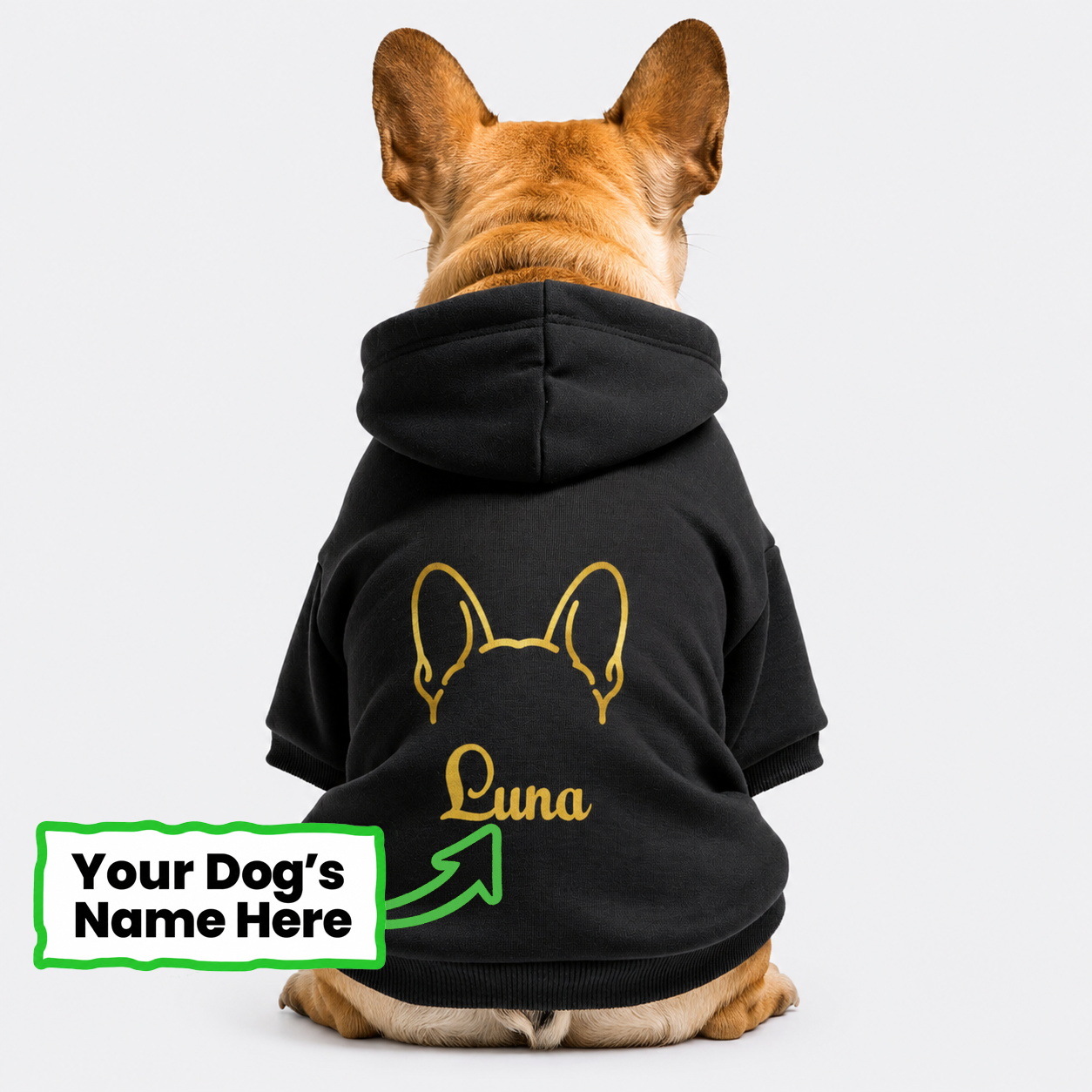 Luna - Personalized French Bulldog hoodies with funny quotes and your furry friend's name – 100% Cotton
