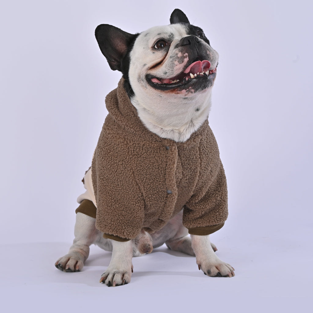 Fluffy Choco Hoodie - Frenchie.us