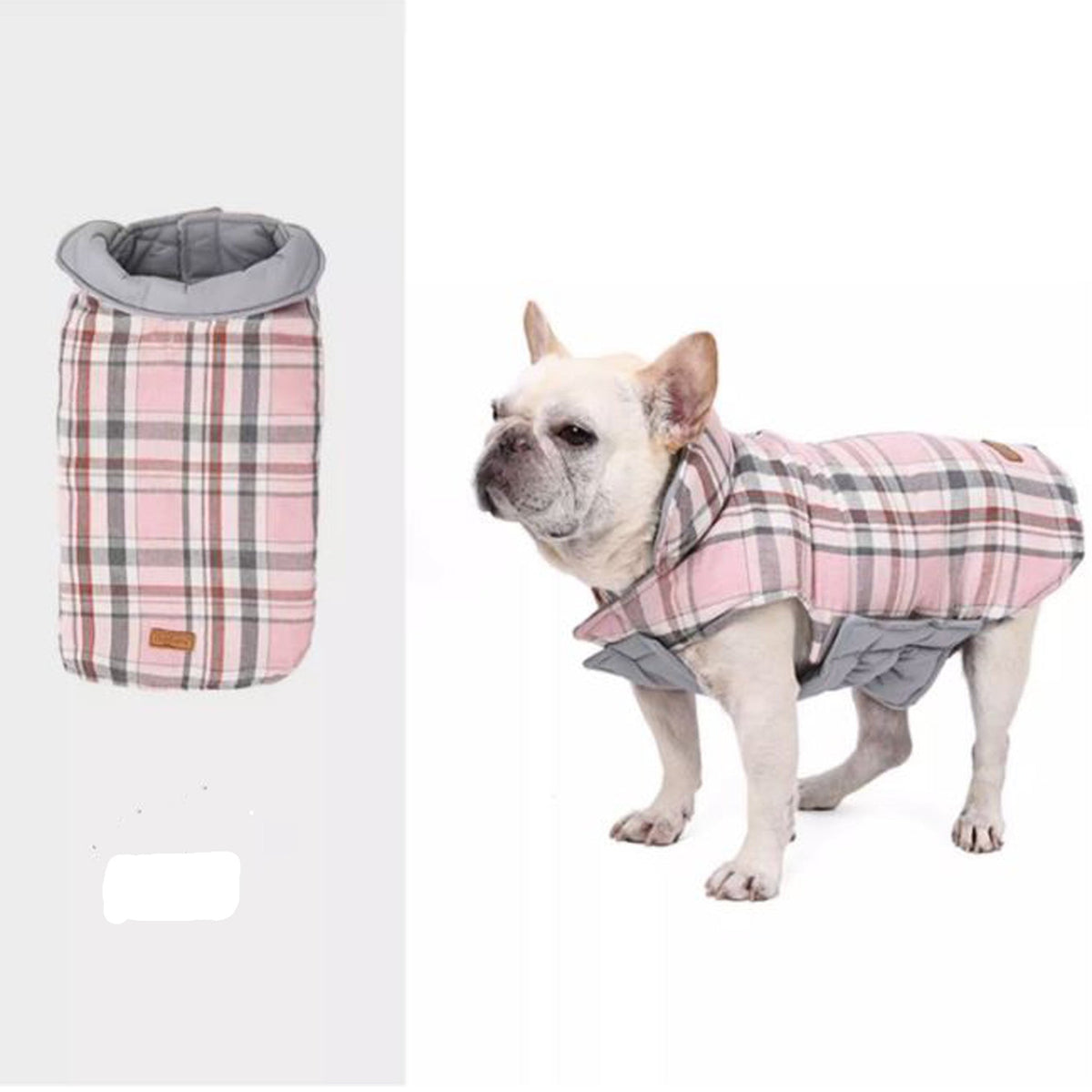 Frenchie Dual-Layer Plaid Vest - Frenchie.us