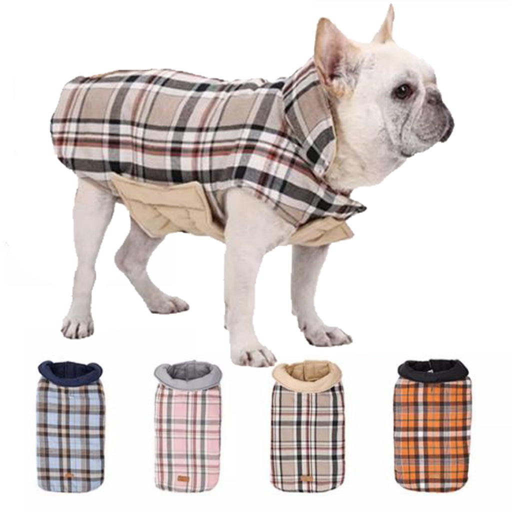 Frenchie Dual-Layer Plaid Vest - Frenchie.us
