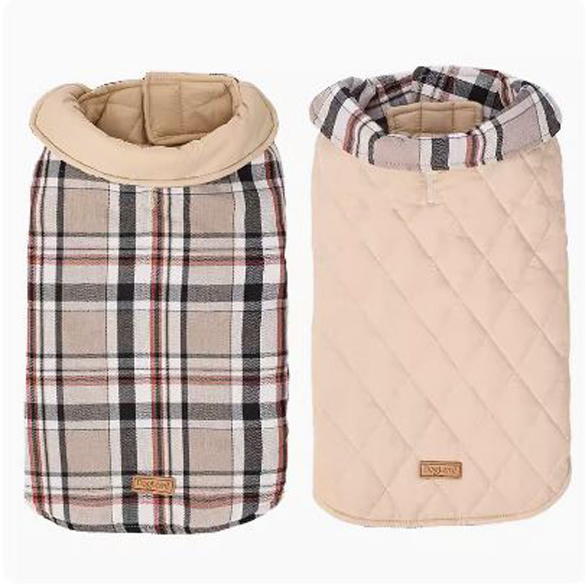 Frenchie Dual-Layer Plaid Vest - Frenchie.us
