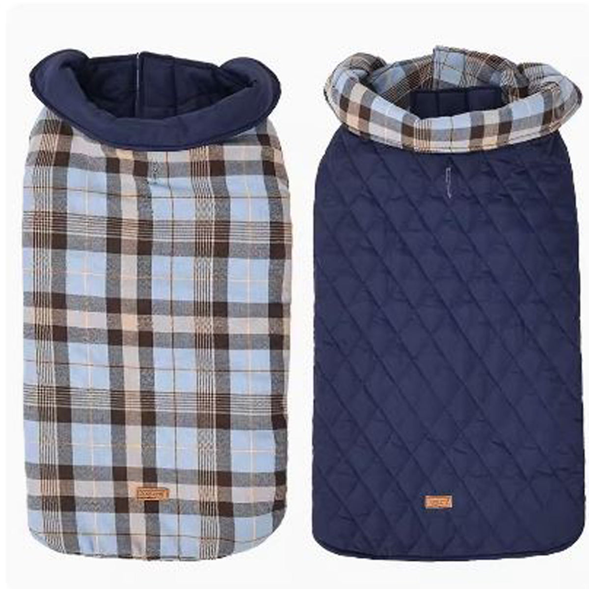 Frenchie Dual-Layer Plaid Vest - Frenchie.us