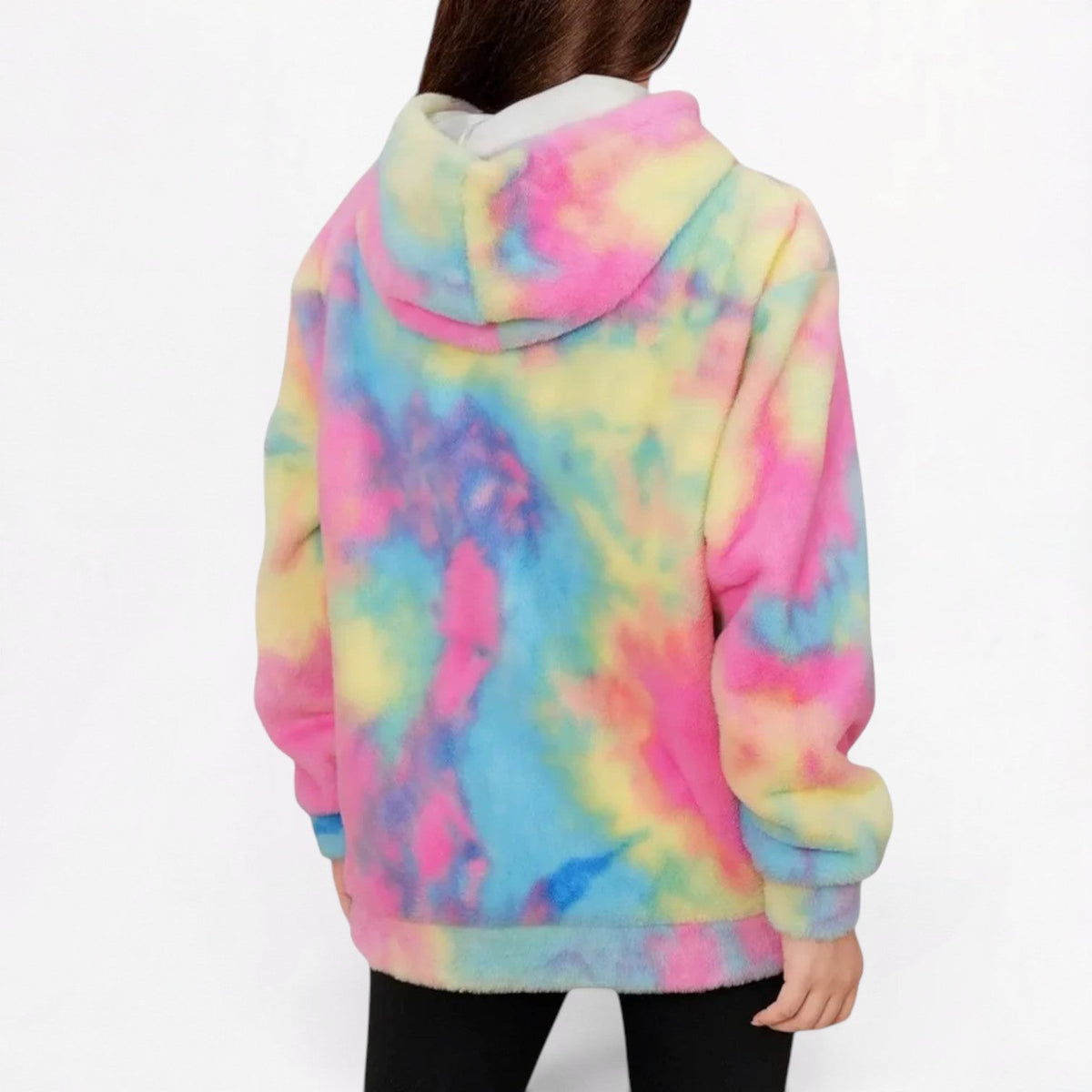 Frenchie-Owner-Cozy-Rainbow Tie-Dye-Matching-Hoodie.jpg