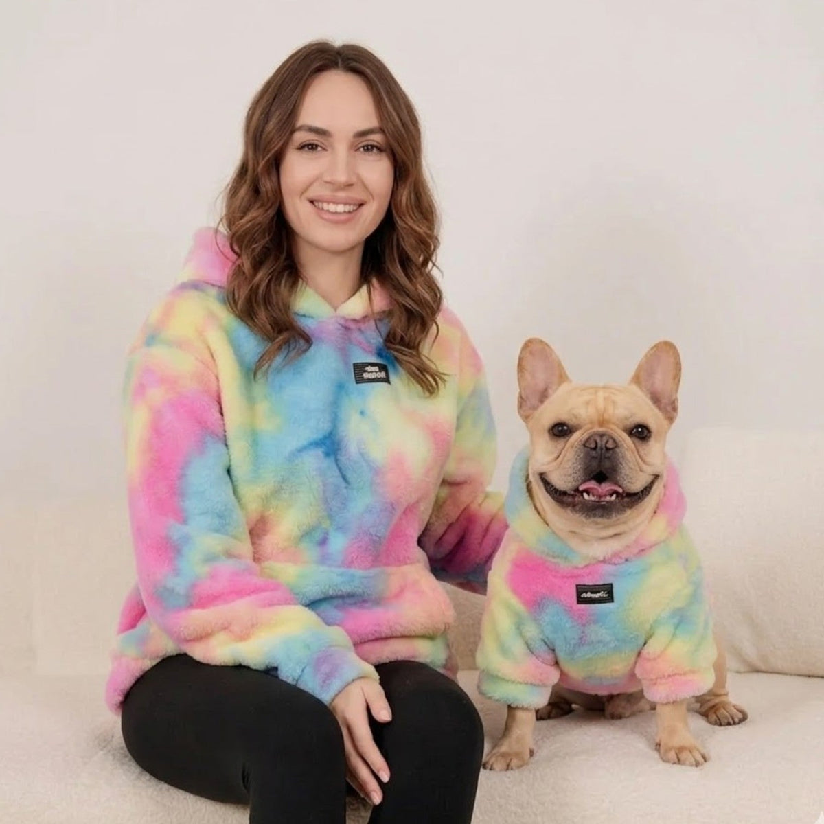 Frenchie-Owner-Cozy-Rainbow Tie-Dye-Matching-Hoodie.jpg