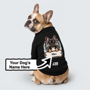 Max - Personalized Frenchie Cardigan Sweatshirts - Made in USA