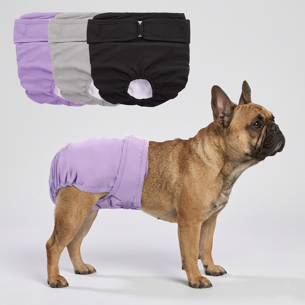 LunAra Frenchie Female Diaper – Adjustable Reusable High-Absorbency Dog Sanitary - Frenchie.us