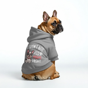 i won't bite , my mom might -  French Bulldog Hoodies – 100% Cotton