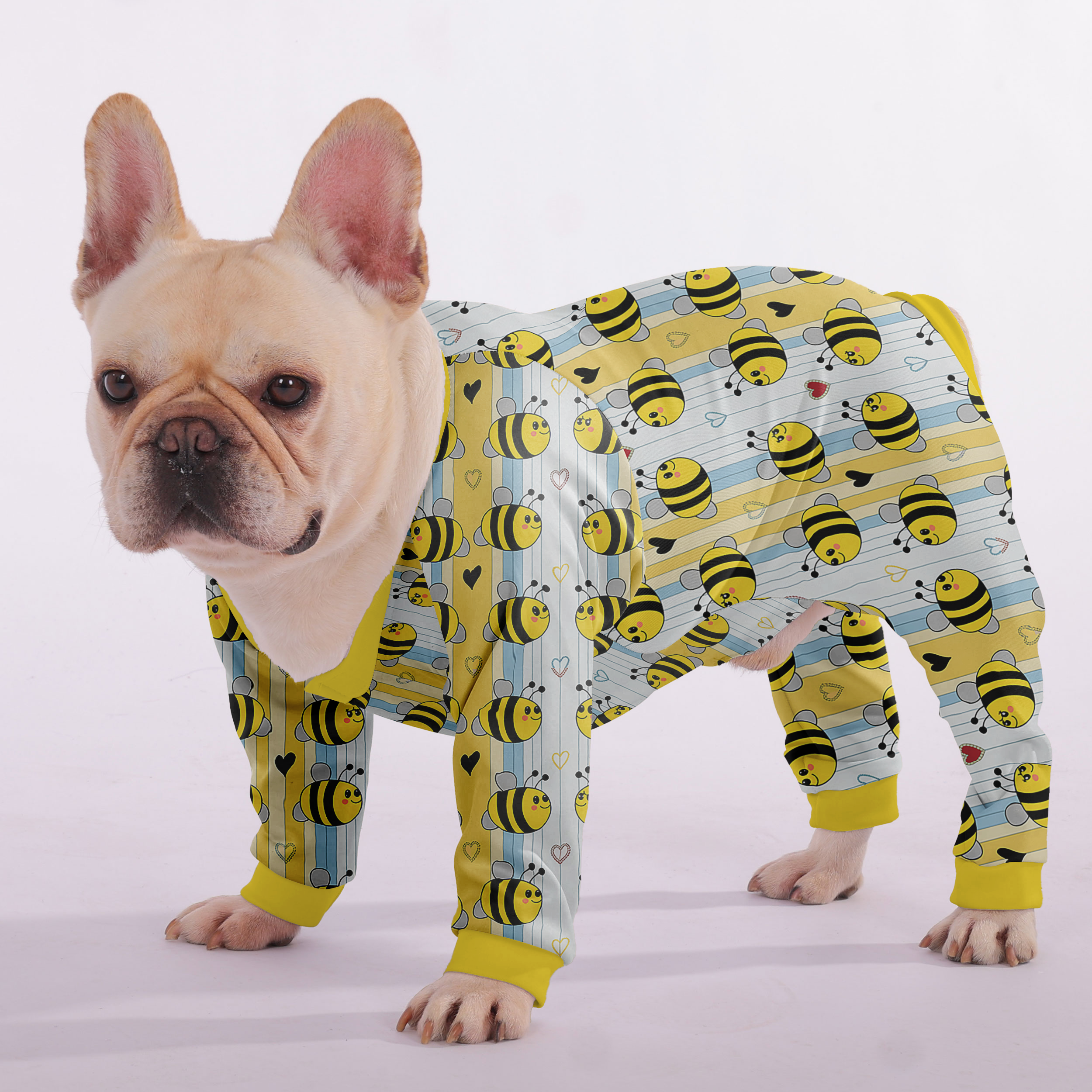 Lola - Frenchie Pajamas – Lightweight, Stretchy, Cozy & Festively Stylish