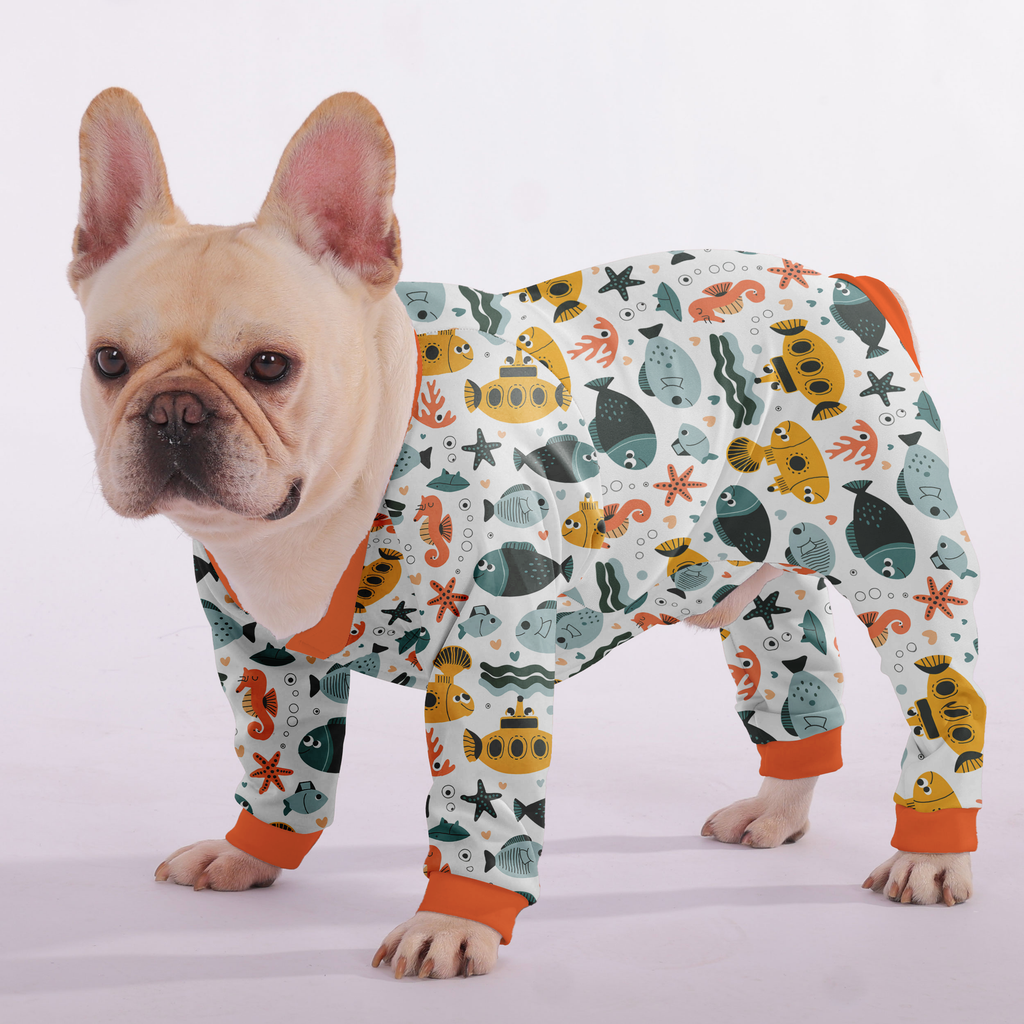 Piper - Frenchie Pajamas – Lightweight, Stretchy, Cozy & Festively Stylish