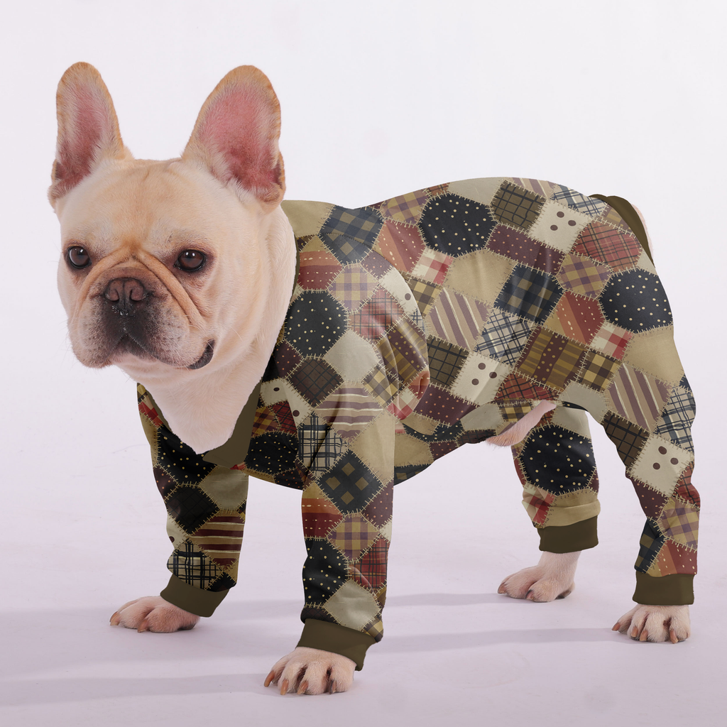 Stella - Frenchie Pajamas – Lightweight, Stretchy, Cozy & Festively Stylish