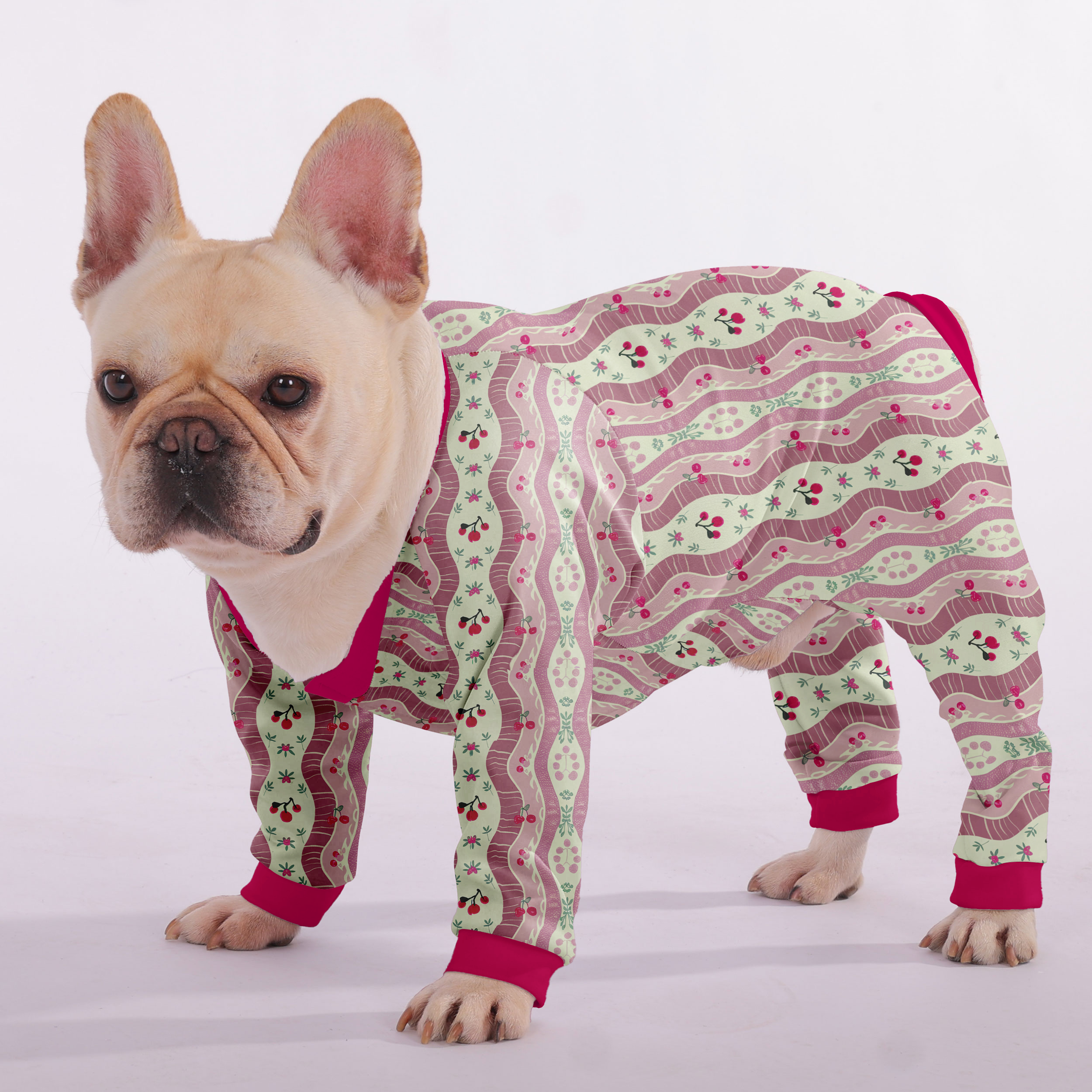 Beau - Frenchie Pajamas – Lightweight, Stretchy, Cozy & Festively Stylish