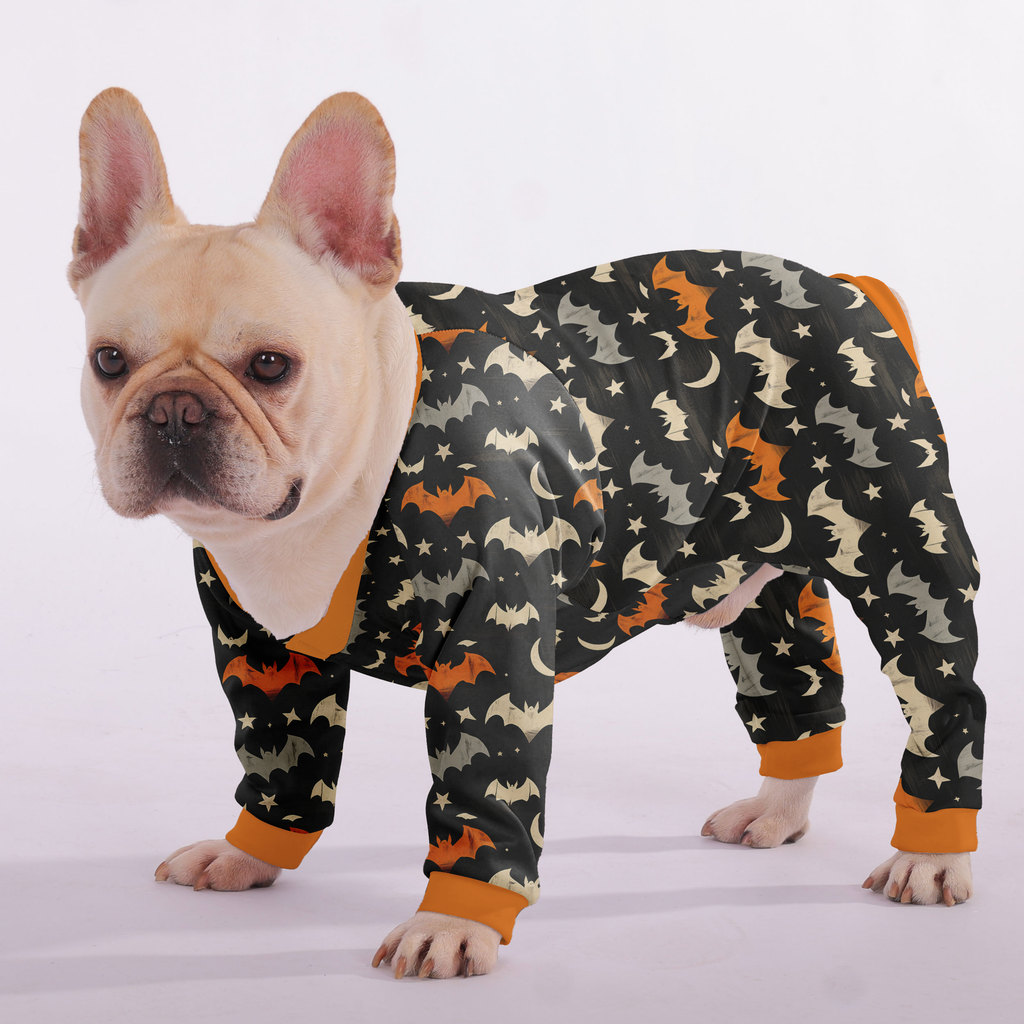 Lexi - halloween Frenchie Pajamas – Lightweight, Stretchy, Cozy & Festively Stylish