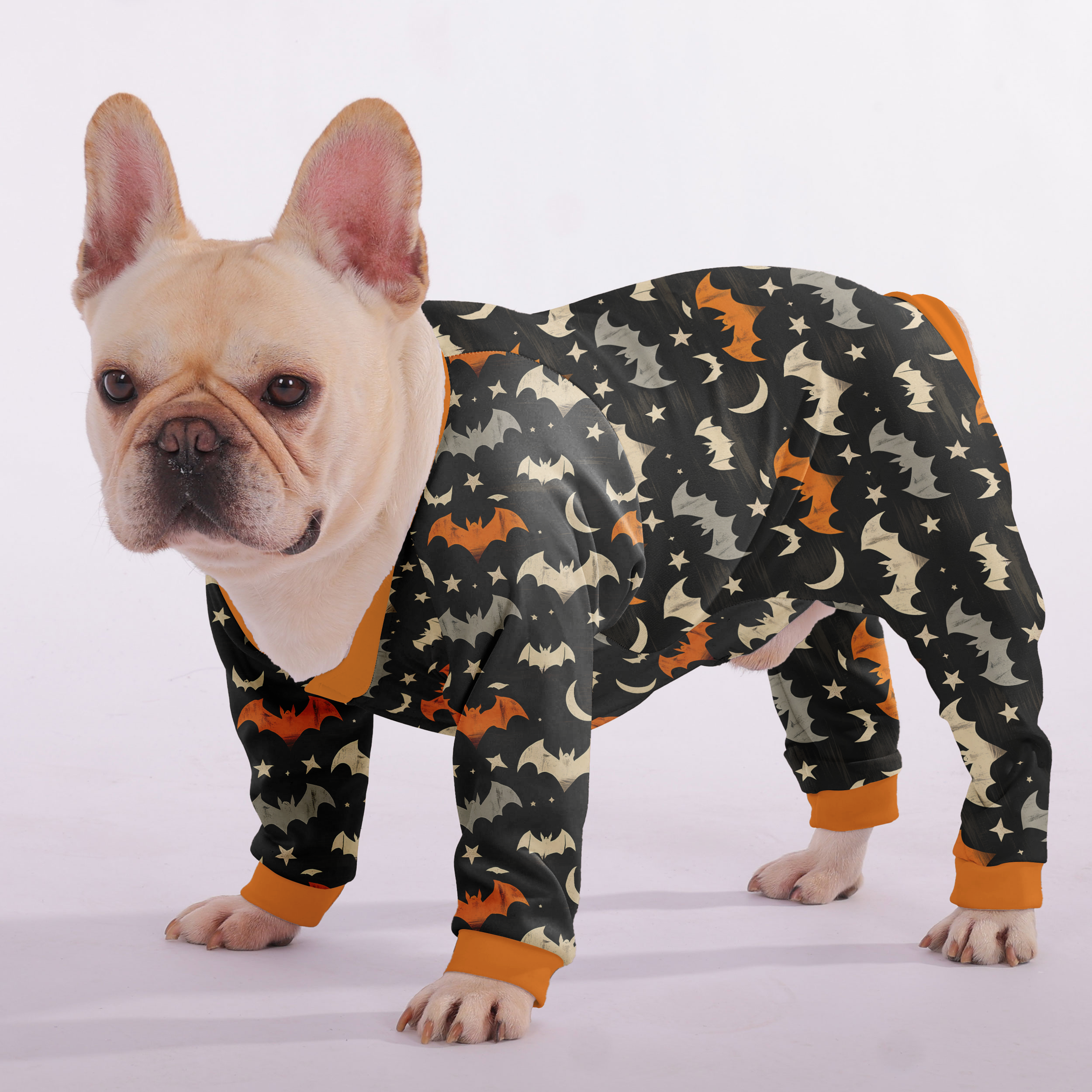 Lexi - halloween Frenchie Pajamas – Lightweight, Stretchy, Cozy & Festively Stylish