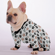 Paisley - Frenchie Pajamas – Lightweight, Stretchy, Cozy & Festively Stylish