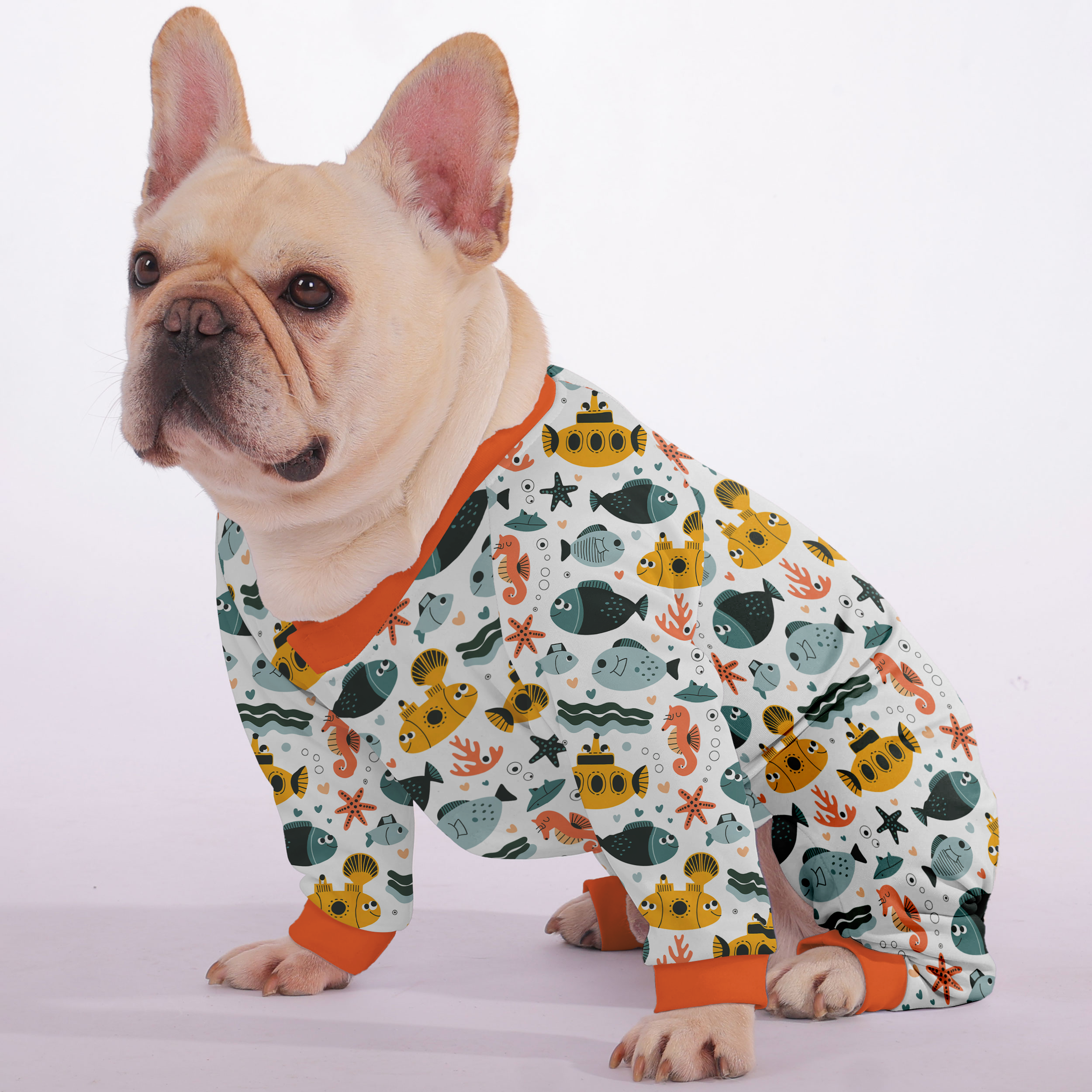 Piper - Frenchie Pajamas – Lightweight, Stretchy, Cozy & Festively Stylish