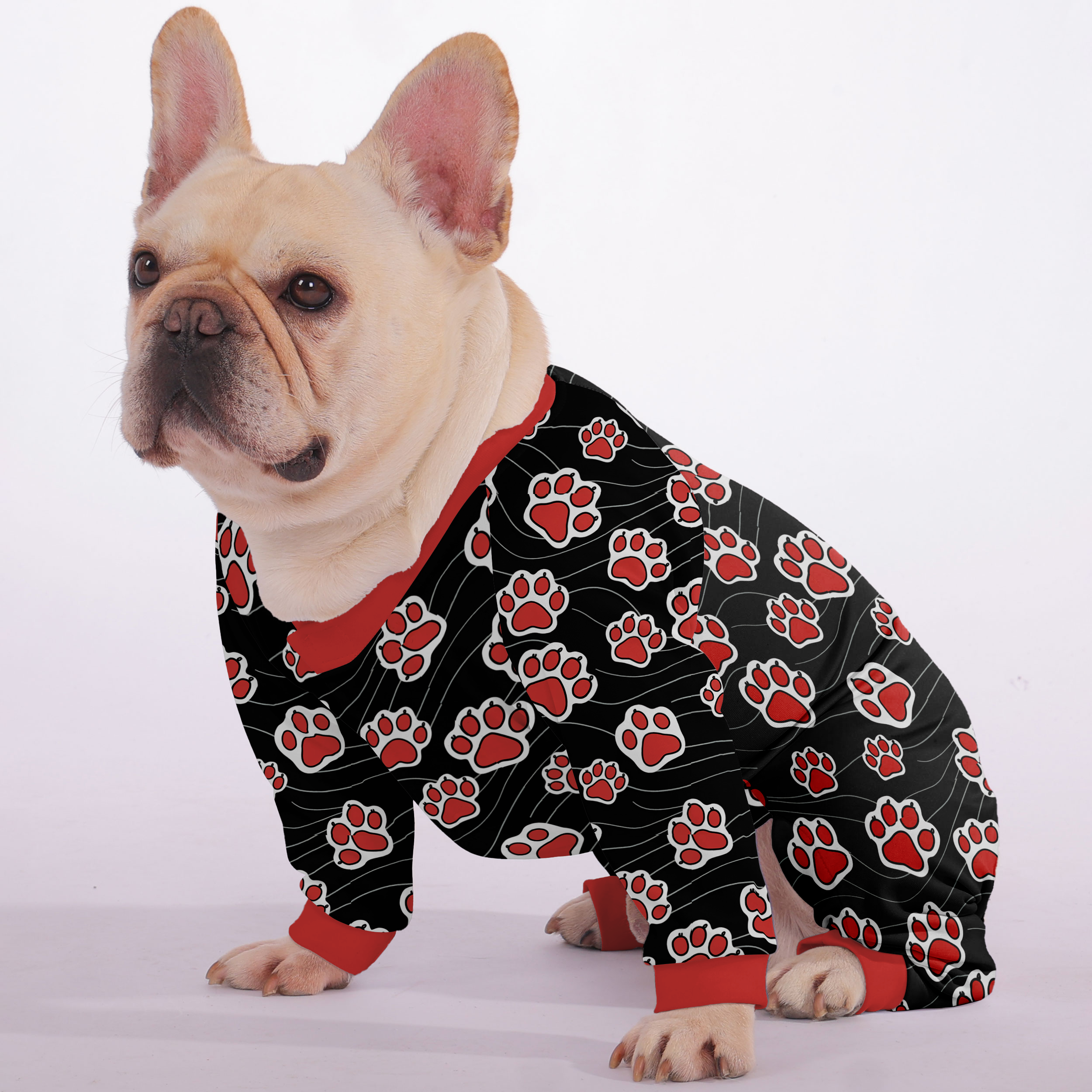 Riley - Frenchie Pajamas – Lightweight, Stretchy, Cozy & Festively Stylish