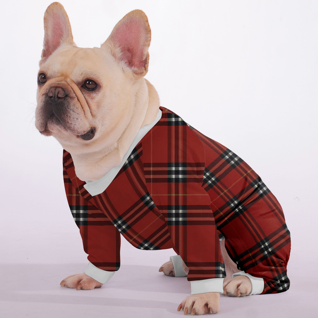 Aspen - Frenchie Pajamas – Lightweight, Stretchy, Cozy & Festively Stylish