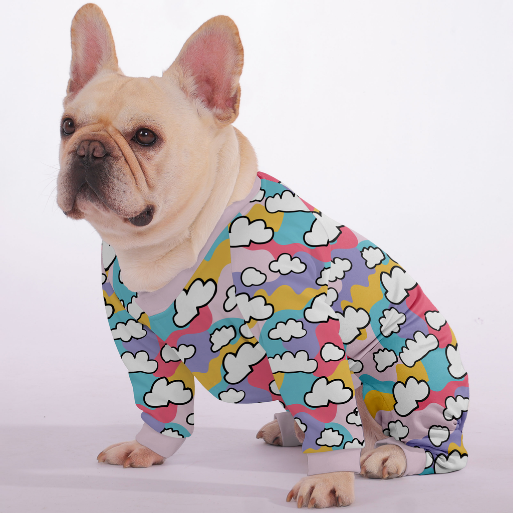 Bandit - Frenchie Pajamas – Lightweight, Stretchy, Cozy & Festively Stylish