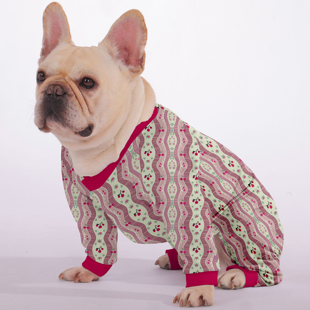 Beau - Frenchie Pajamas – Lightweight, Stretchy, Cozy & Festively Stylish