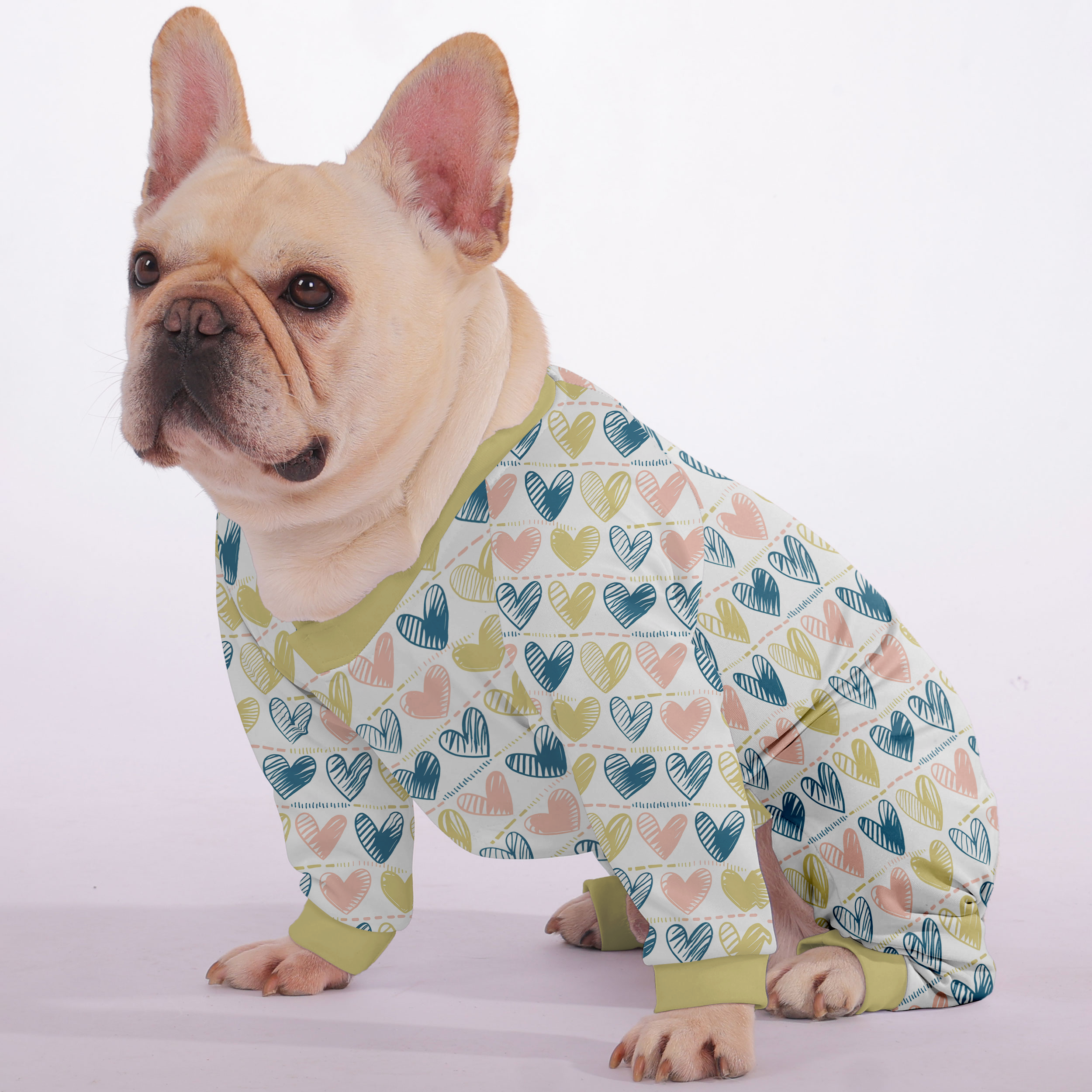 Coco - Frenchie Pajamas – Lightweight, Stretchy, Cozy & Festively Stylish