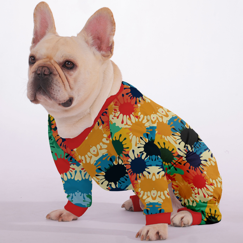 Bruno - Frenchie Pajamas – Lightweight, Stretchy, Cozy & Festively Stylish