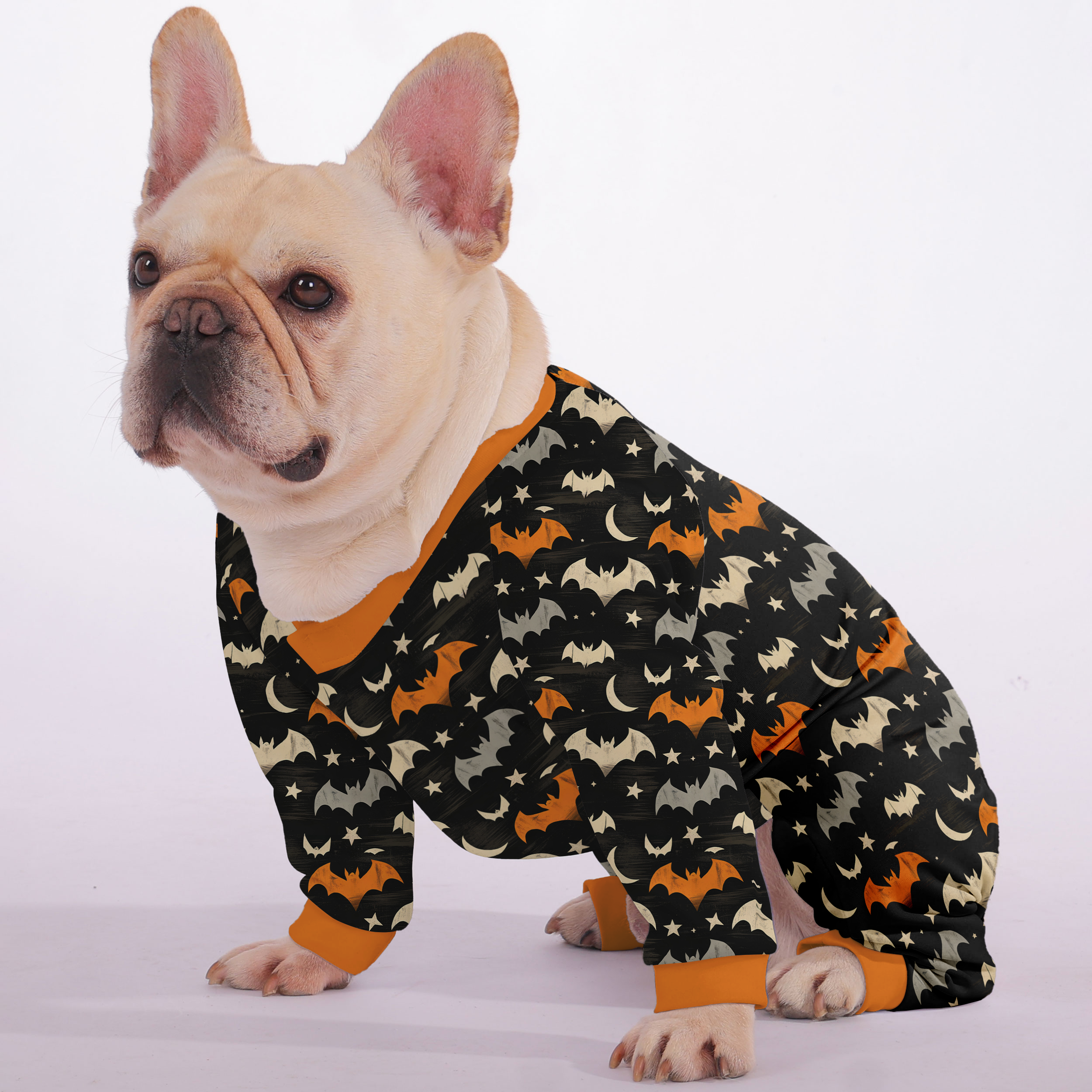 Lexi - halloween Frenchie Pajamas – Lightweight, Stretchy, Cozy & Festively Stylish