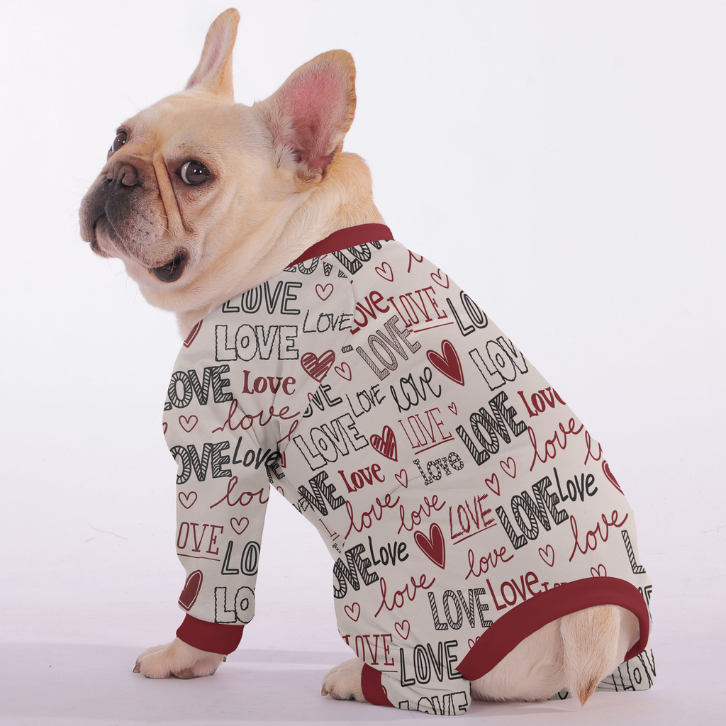 Lucy - Frenchie Pajamas – Lightweight, Stretchy, Cozy & Festively Stylish