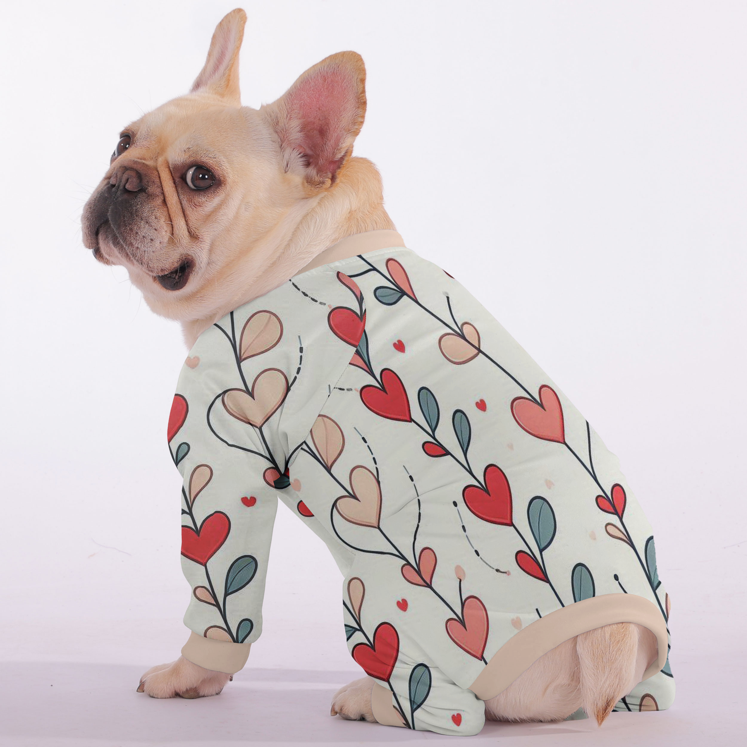 Molly - Frenchie Pajamas – Lightweight, Stretchy, Cozy & Festively Stylish