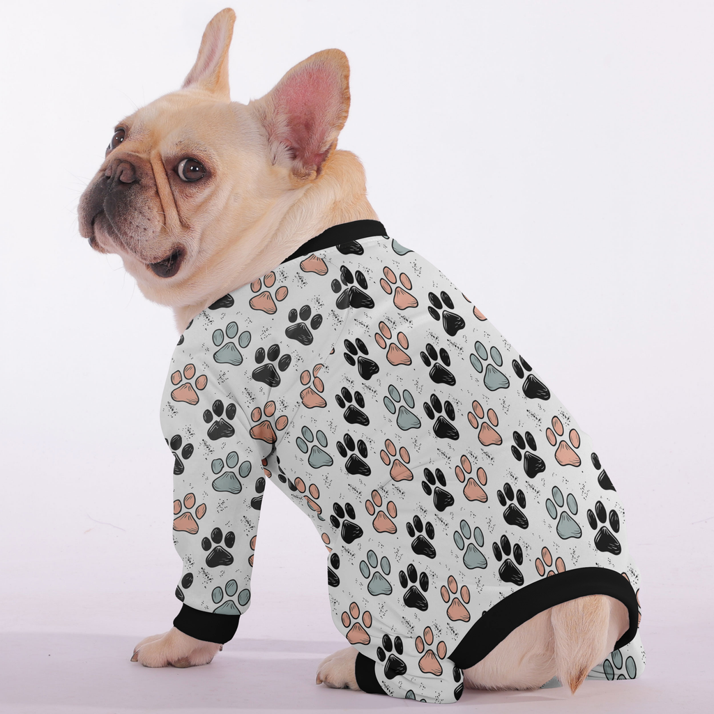 Paisley - Frenchie Pajamas – Lightweight, Stretchy, Cozy & Festively Stylish