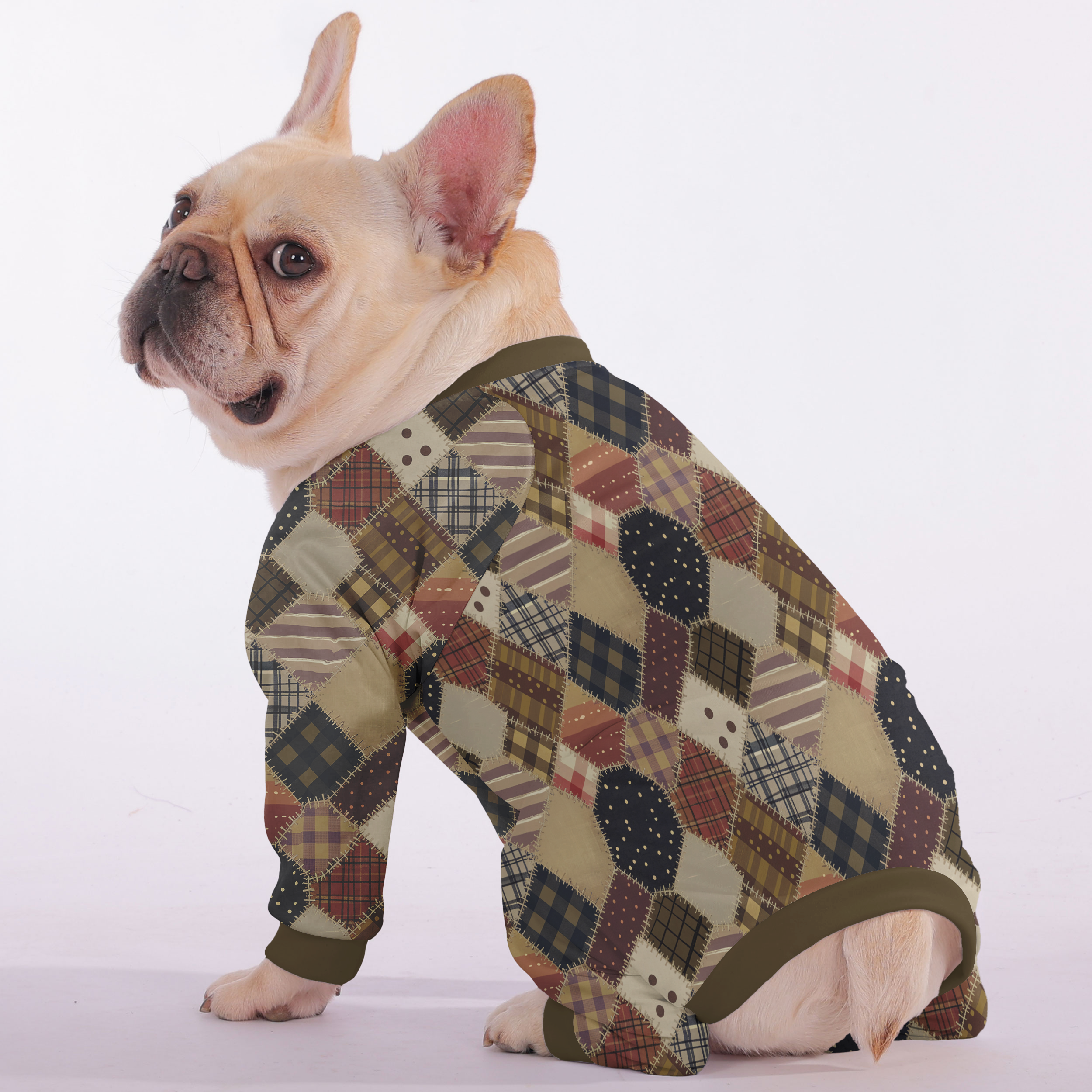 Stella - Frenchie Pajamas – Lightweight, Stretchy, Cozy & Festively Stylish