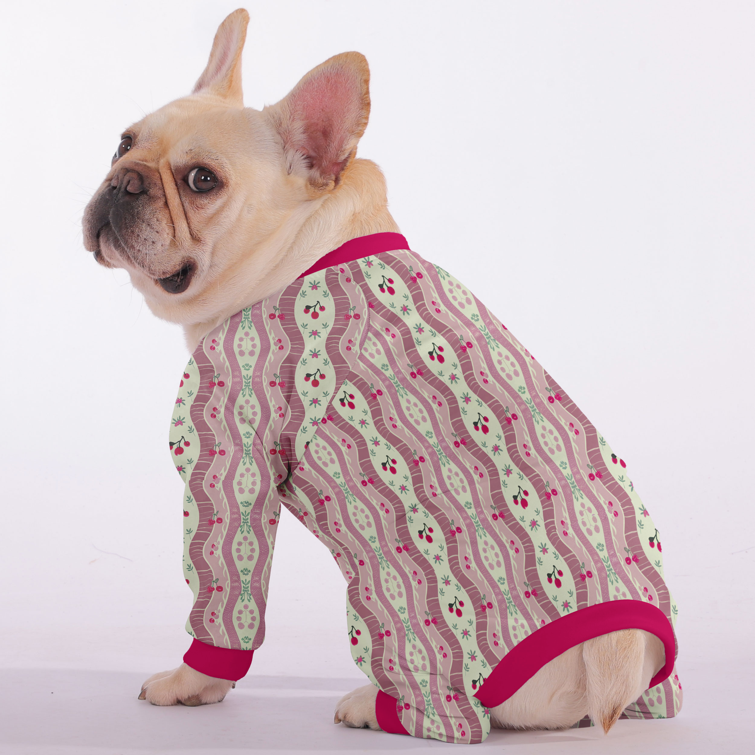 Beau - Frenchie Pajamas – Lightweight, Stretchy, Cozy & Festively Stylish