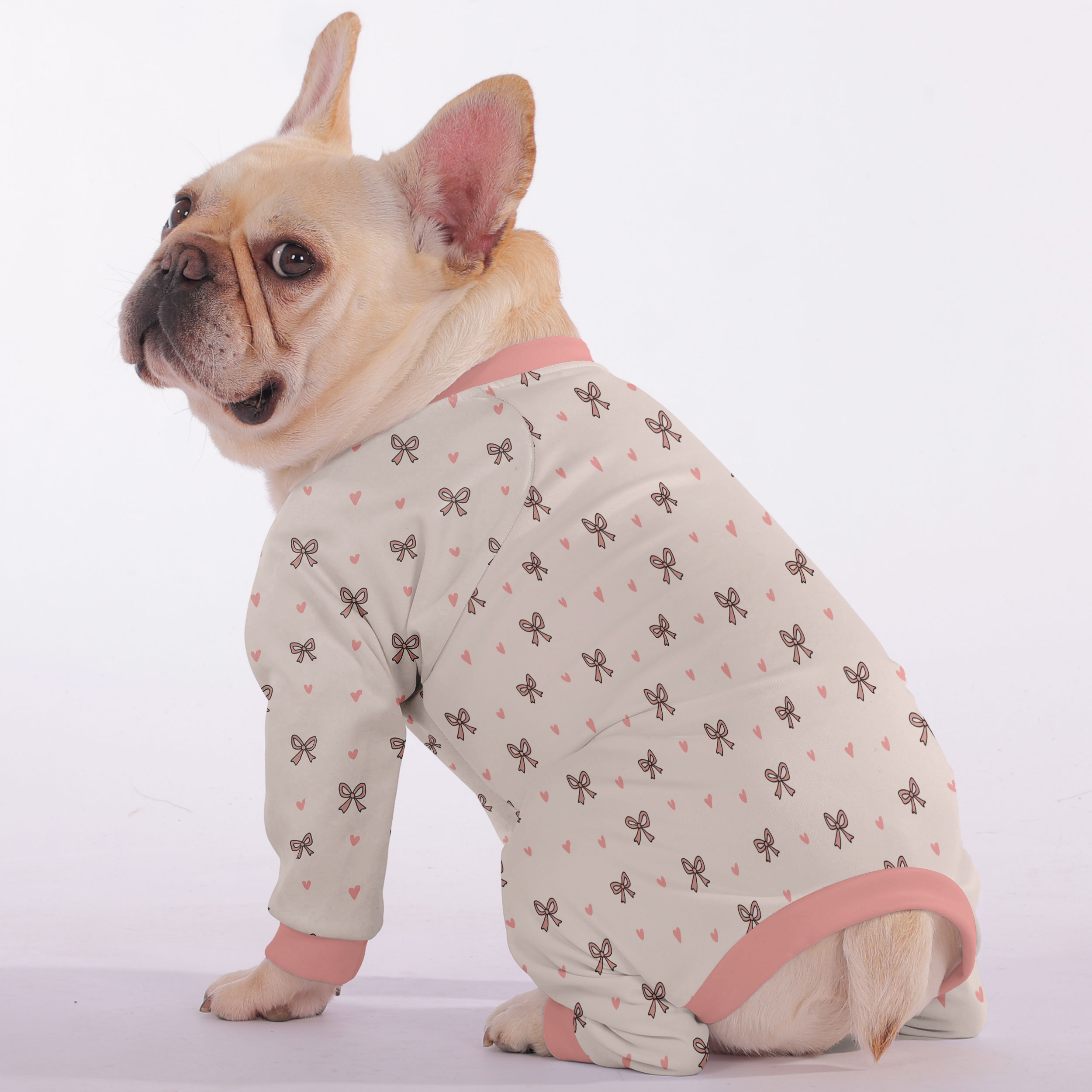 Dixie - Frenchie Pajamas – Lightweight, Stretchy, Cozy & Festively Stylish
