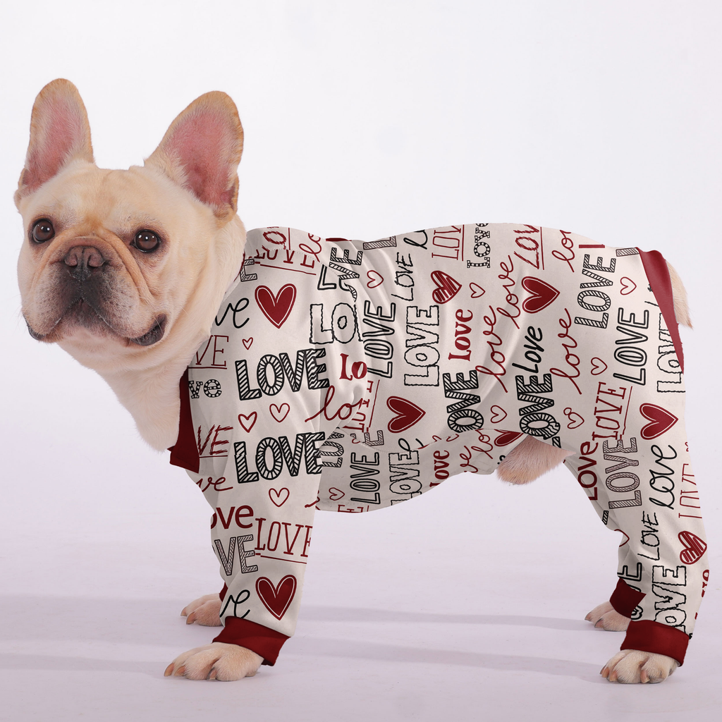 Lucy - Frenchie Pajamas – Lightweight, Stretchy, Cozy & Festively Stylish
