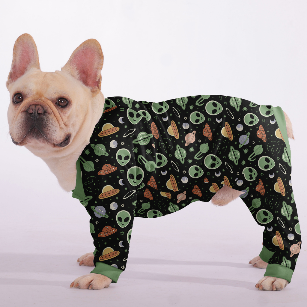 Nala - Frenchie Pajamas – Lightweight, Stretchy, Cozy & Festively Stylish