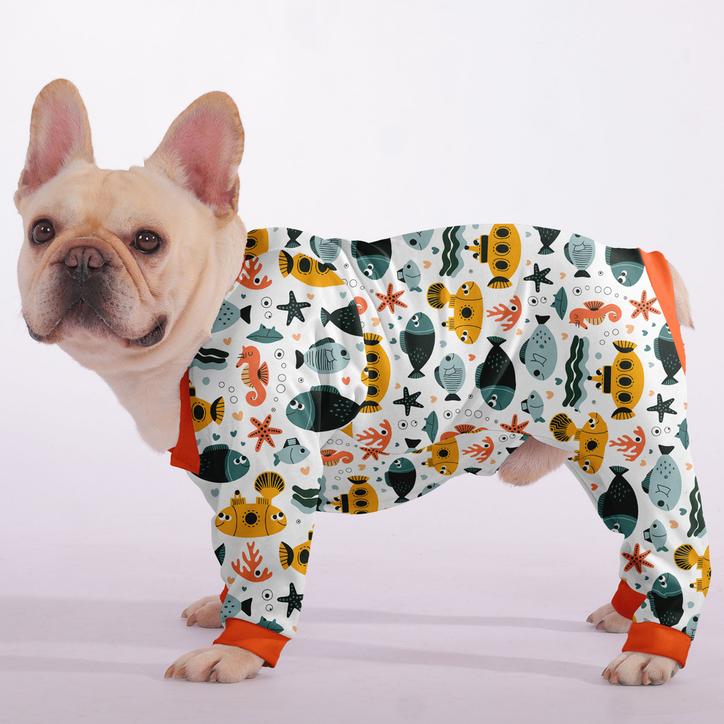 Piper - Frenchie Pajamas – Lightweight, Stretchy, Cozy & Festively Stylish