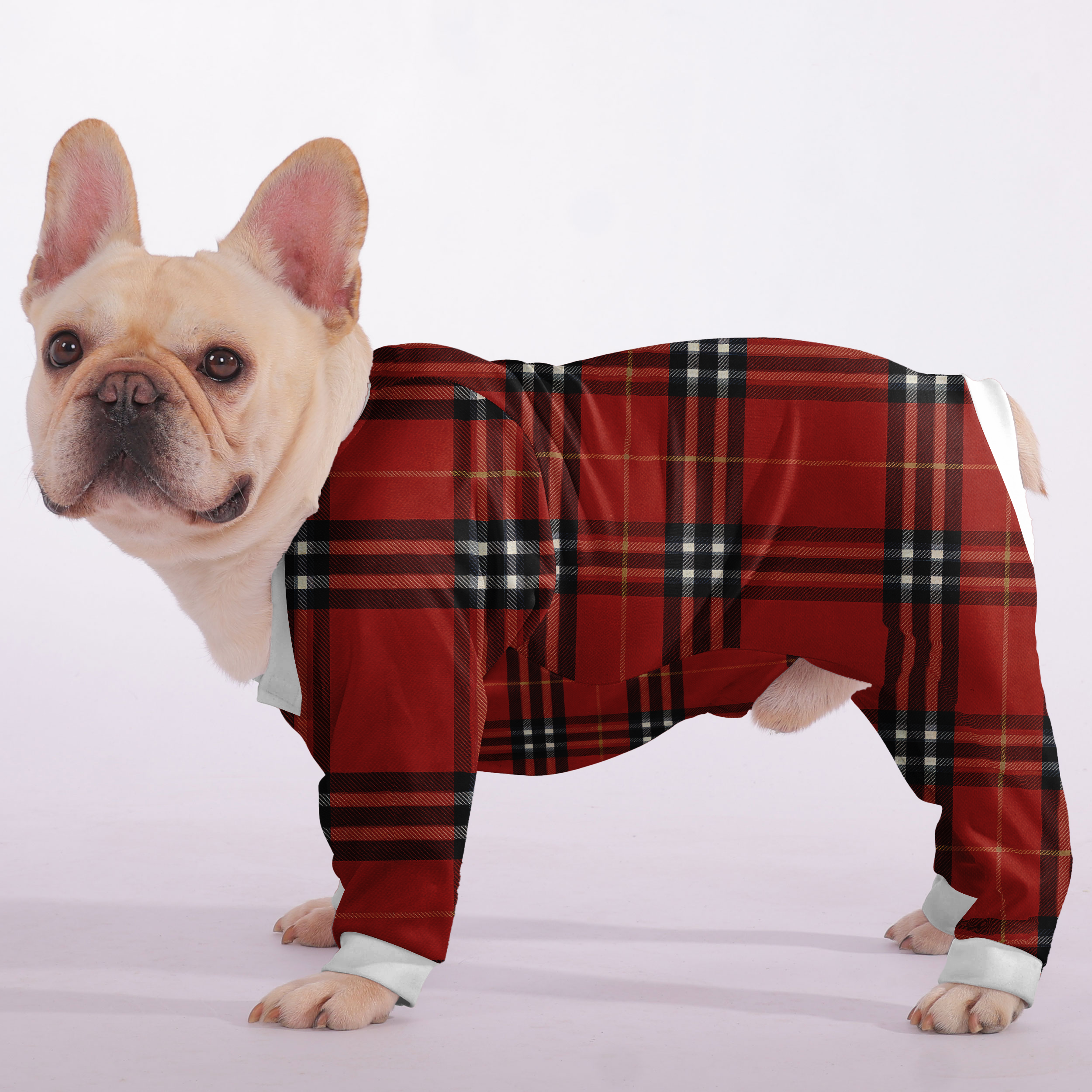 Aspen - Frenchie Pajamas – Lightweight, Stretchy, Cozy & Festively Stylish