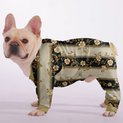 Winnie - Frenchie Pajamas – Lightweight, Stretchy, Cozy & Festively Stylish