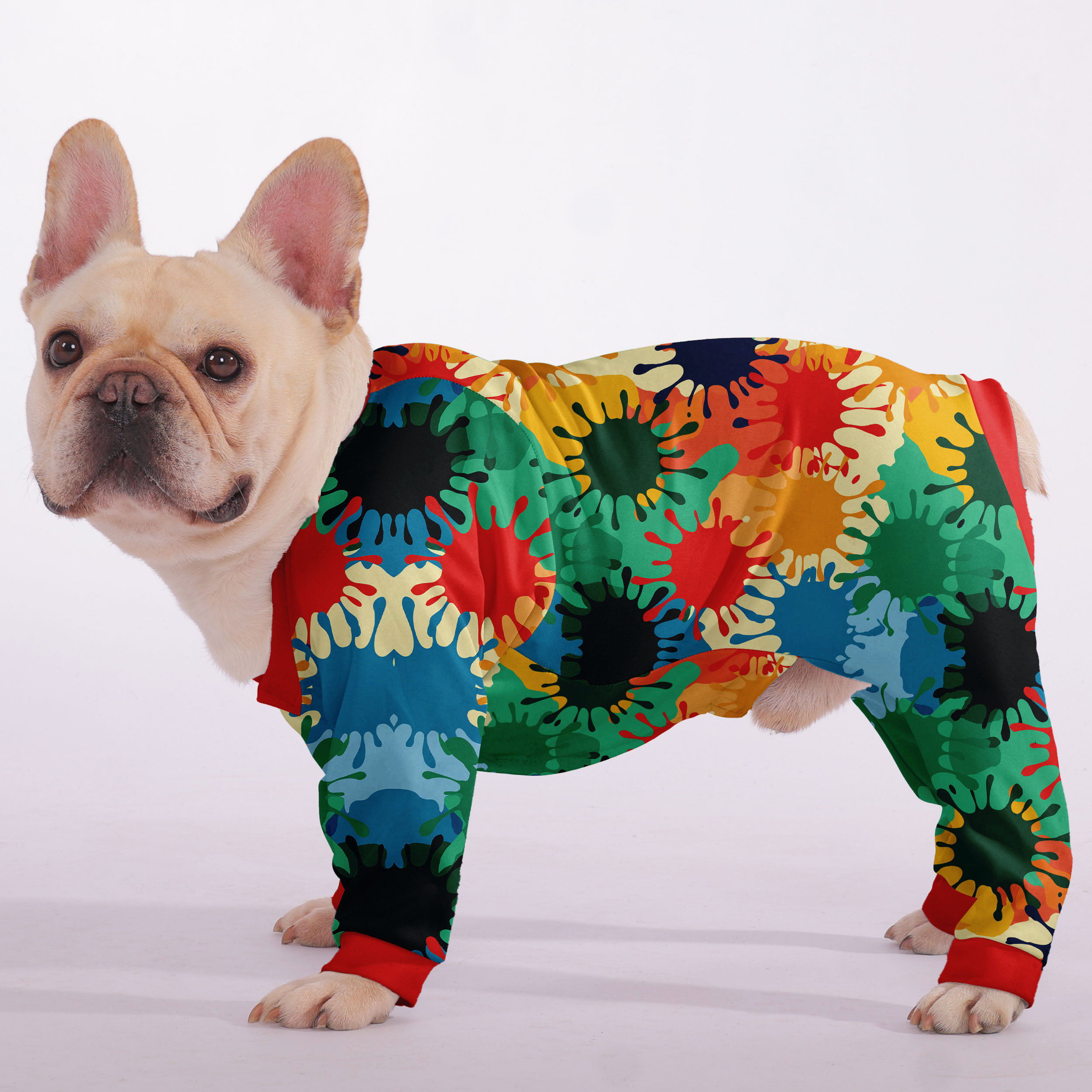 Bruno - Frenchie Pajamas – Lightweight, Stretchy, Cozy & Festively Stylish