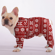 Gracie - Christmas Frenchie Pajamas – Lightweight, Stretchy, Cozy & Festively Stylish
