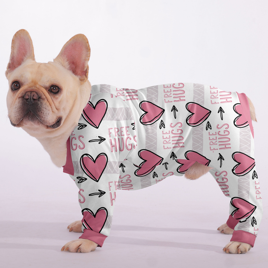 Lady - Frenchie Pajamas – Lightweight, Stretchy, Cozy & Festively Stylish