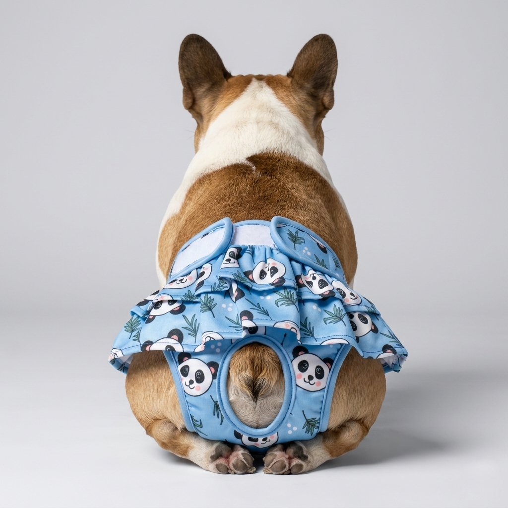 Pawlina French Bulldog Diaper Skirt – Washable Soft Safety Dog Pants - Frenchie.us