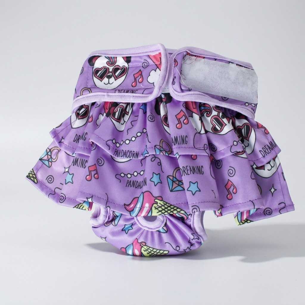 Pawlina French Bulldog Diaper Skirt – Washable Soft Safety Dog Pants - Frenchie.us