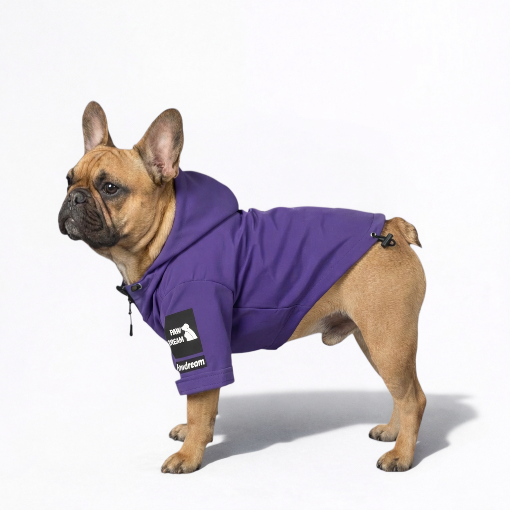 StormPaw Frenchie Windproof Raincoat – Premium Hooded Dog Jacket - Frenchie.us