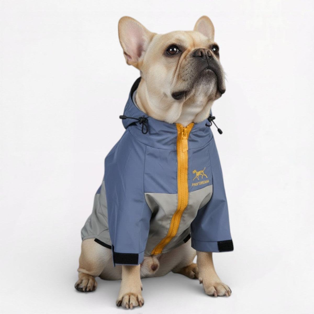 StormPaw Frenchie Windproof Raincoat – Soft Waterproof Hooded Dog Jacket - Frenchie.us