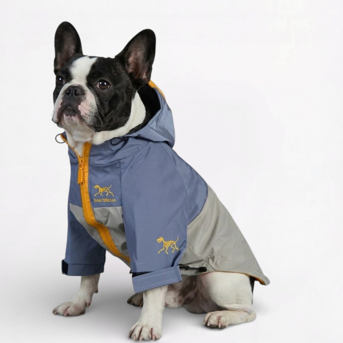 StormPaw Frenchie Windproof Raincoat – Soft Waterproof Hooded Dog Jacket - Frenchie.us