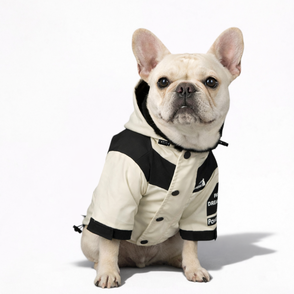 WinFren Frenchie Raincoat - Waterproof Hooded Dog Jacket - Frenchie.us