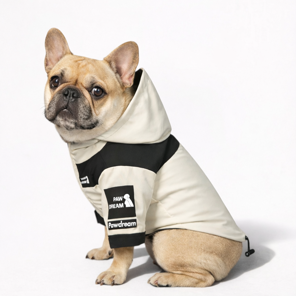 WinFren Frenchie Raincoat - Waterproof Hooded Dog Jacket - Frenchie.us